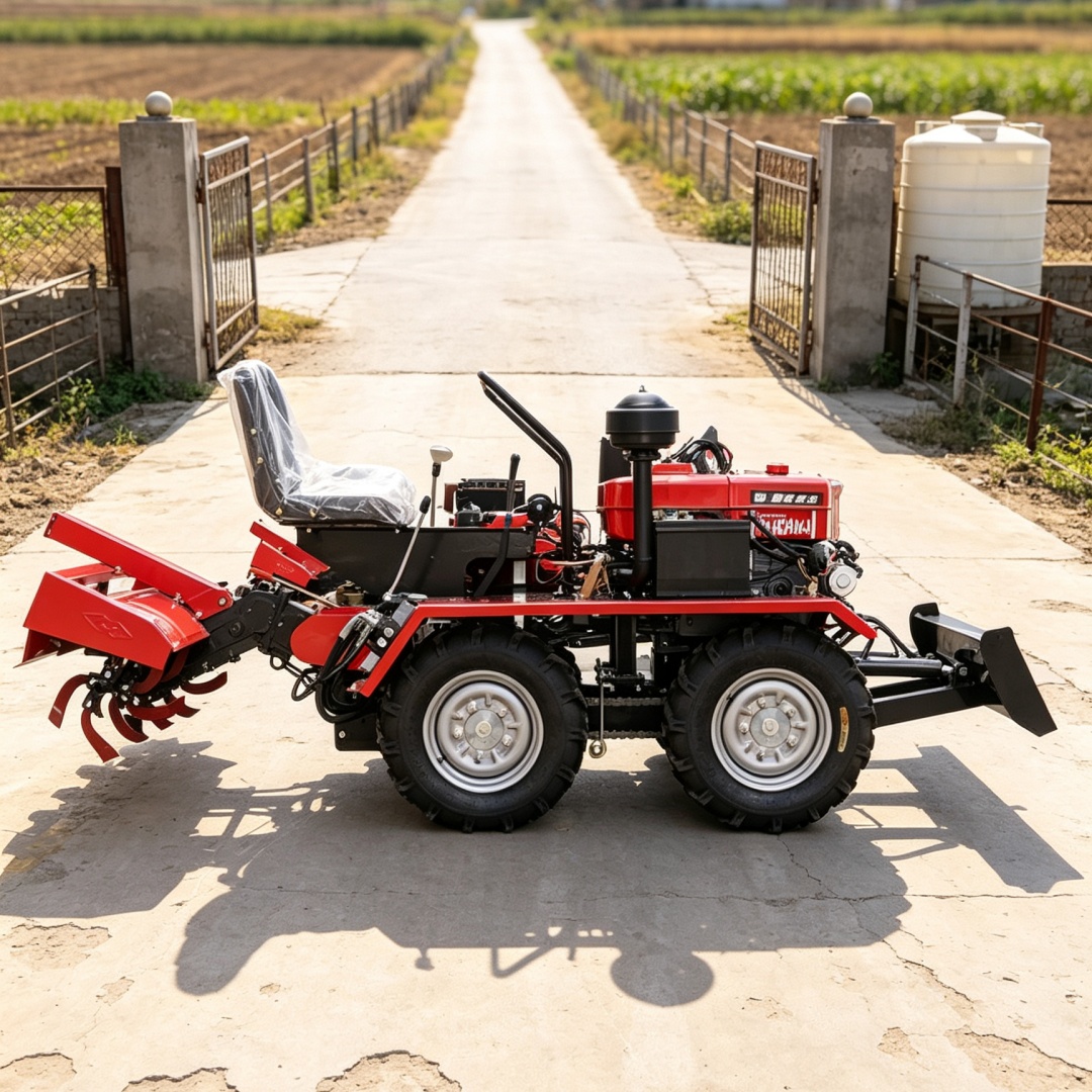 Customized 4‑Wheel 4WD Tiller‑ - огляд і ціна Agriculture Farming Types